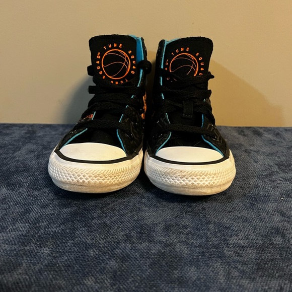 Converse Boys CT All Star High Space Jam 372486F Black Casual Shoes Youth Size11 - Picture 3 of 6